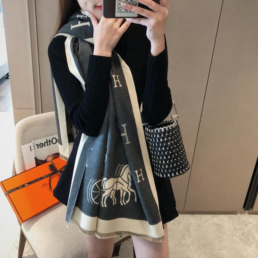 Популярная шаль на осень и зиму, уличный женский шарф, офисное одеяло, кашемировый шарф с бахромой, теплый шарф, прямая трансляция