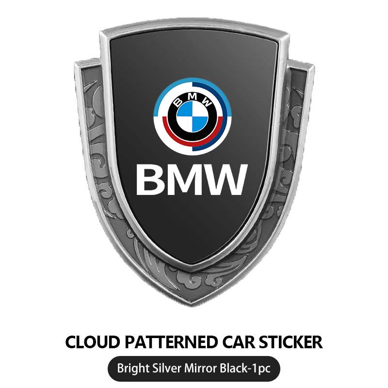 3D Auto Stickers Metal Logo Emblem Sticker Decal Car Styling For BMW M M2 M3 M4 M5 M6 E46 E90 E60 F30 E39 X1 X3 X4 X5