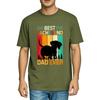 Minimalist Tshirt Soft Oneck t shirt Vintage Best Dachshund Dad Ever Vintage Design Hiphop For men Tee shirt Breathable Tee