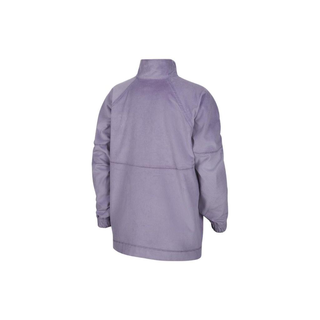 Nike Printed Stand Collar Windbreaker Jacket Women Outerwear Purple DO2325-555