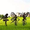 Home Garden Decor Garden Metal Decoration Fly Fairy Home Decor Grass Decor
