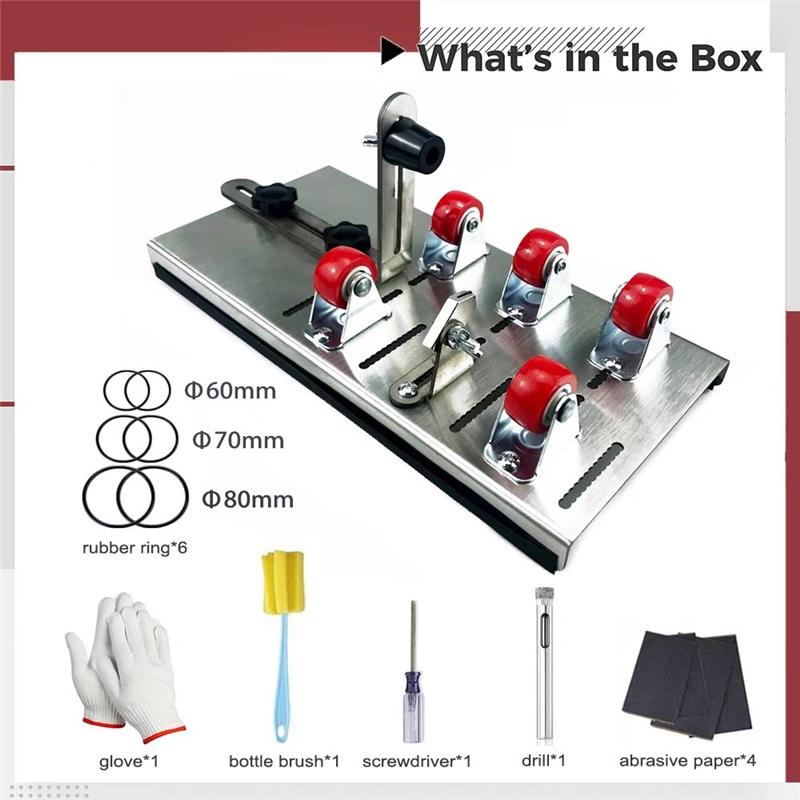 Набор для резки стеклянных бутылок своими руками, регулируемые размеры, металлическая машина для резки стеклянных бутылок, рукоделие, винные бутылки, бытовые украшения, резка