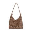 Cloth Canvas Bag Korean Style Women's Handbag Fashion Leopard Print Shoulder Bag  Shopping