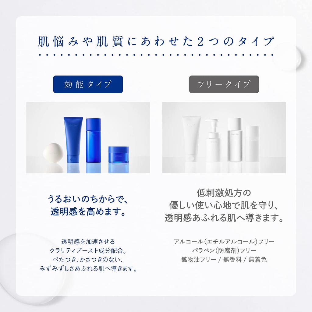 Sekkisei Clear Wellness Trial Kit Free Lotion 35mL Emulsion 35mL Set (Hypoallergenic Formula) +