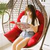 Hanging Egg Chair Cushion with Washable Cover Replacement Great Bounce Effect Thicken Outdoor Office Library Garden Seat Mat