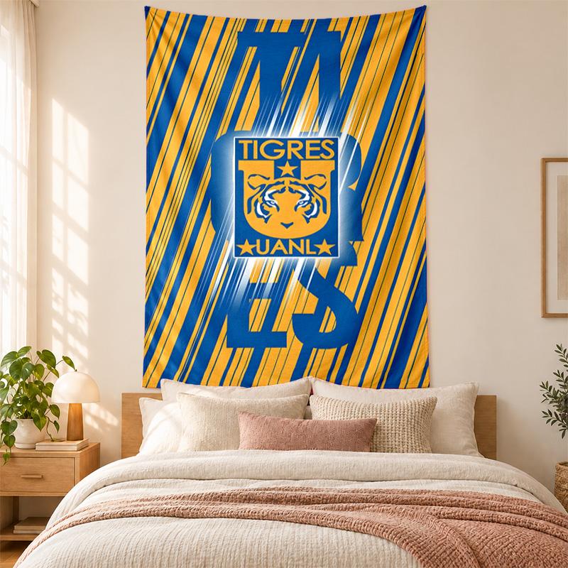 Club Tigres UANL Tapestry highquality for decorating living room bedroom dorm walls ideal as bedroom wallart orholiday gift