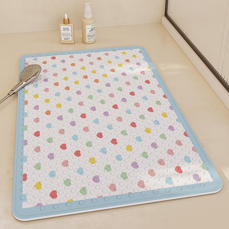 Bathroom Floor Mat Anti-slip Anti-fall Floor Mat for Household Bathroom Children's Shower Special Suction Cup Floor Mat for Bathing Can Be Waterproof