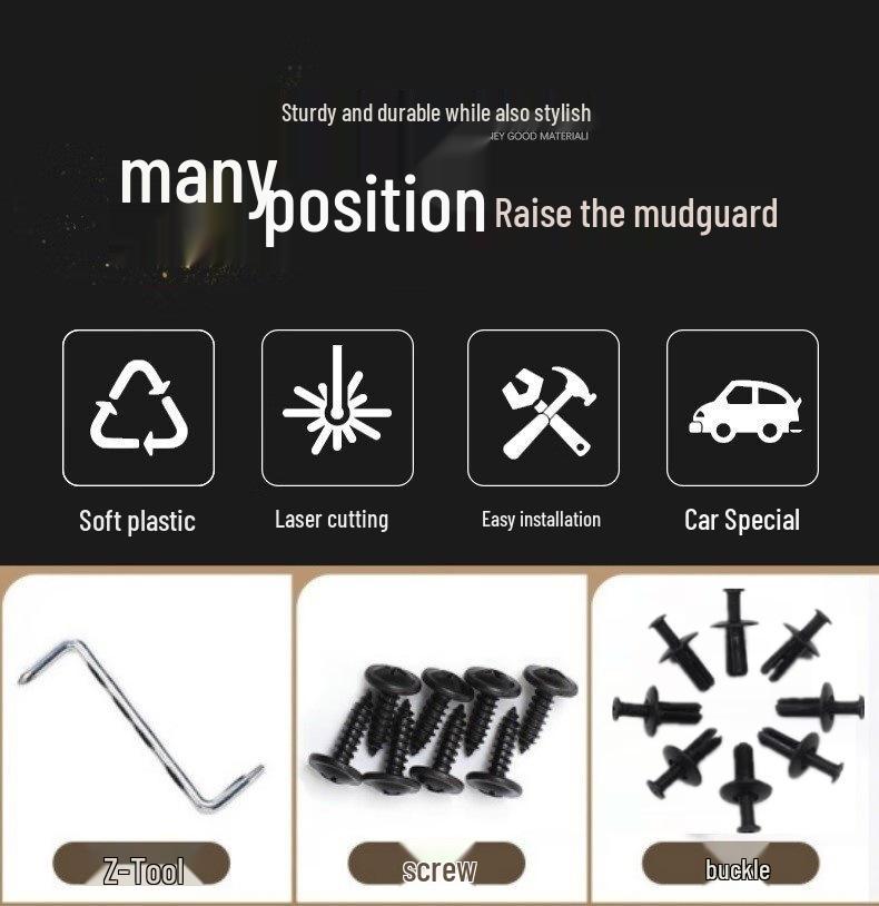Universal Haval Xiaolong MAX Mudguards: Soft Rubber Mud Flaps for 25 Models