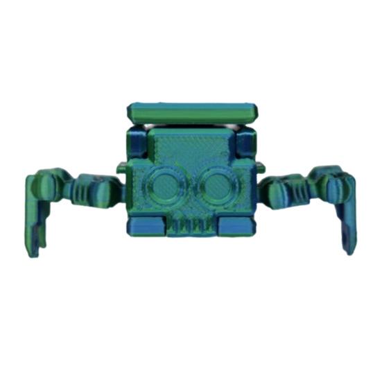 3D-печатная фигурка робота-паука, трансформируемая кубическая фигурка паука, шарнирная модель паука, робот-животное, игрушка-фиджет, настольное украшение, орнамент