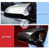 High Quality Mirror Cover Real Carbon Fiber Side Mirror Cover Cap Trim For BMW M2 E87 18-21, M3 F80 M4 F82 14-20 Left Hand Drive