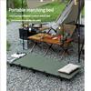Ultralight Aluminum Camping Cot Portable Folding Bed with 5-Leg Frame Sturdy Support for Office Nap Nursing Home Travel Multi-Scene Use