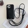 Leather Crossbody Lanyard Wallet Phone Case for IPhone 15 14 13 12 11 Pro Max Mini X XR XS Max 8 7 Plus SE 2 3 Card Holder Cover