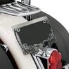 Motorcycle Plastic Silver/Black License Plate Frames Motorbike License Plate Holder License Plate Cover for US