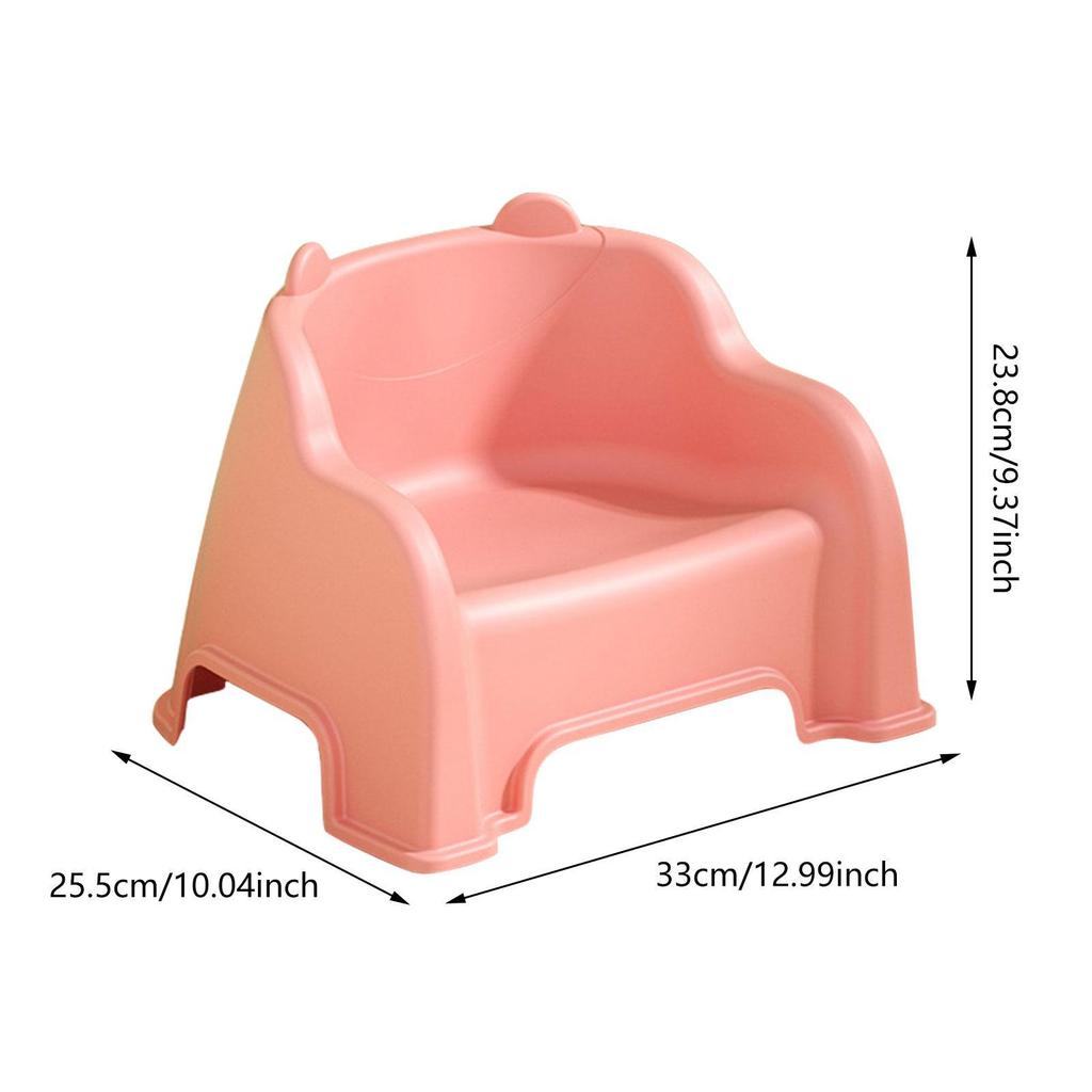 Small Stool with Backrest Shoe Changing Stool Children's Stool for Bathroom Bedside Table