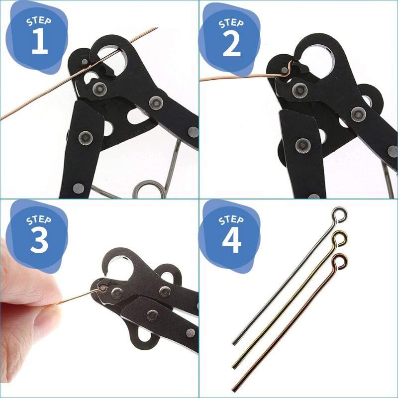 Пинцет Beadsmith One Step Wire Looper One Step Looper Loop Easy Tool Production Craft Hoop Ring Loop Eye Pin 9 Pin T Pin One Step Looper Craft Wire
