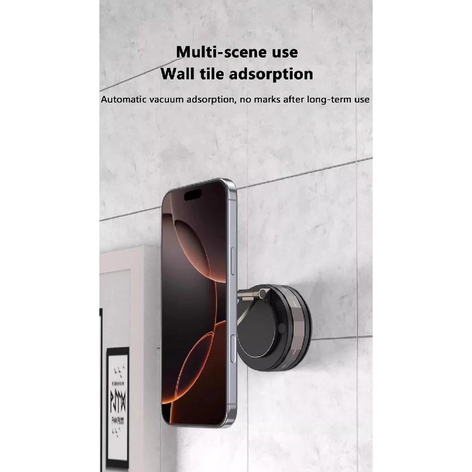 Vacuum Suction Phone Holder Magnetic Car Navigation Bracket 360 Degree Rotation For Xiaomi Iphone Huawei Multyple Phone