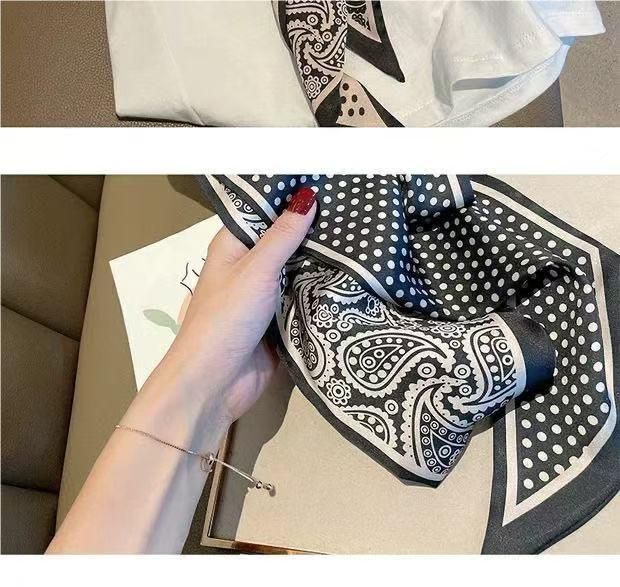 Women's Polka Dot Cashew Long Scarf Belt – 2025 Waist & Neck Accessory