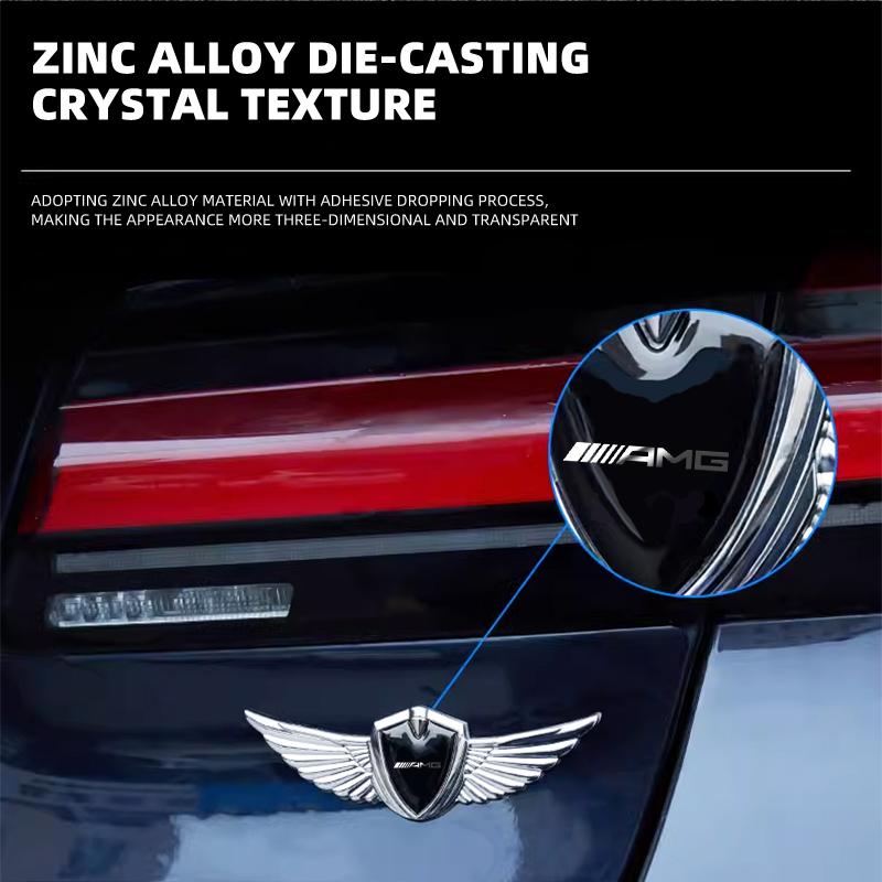 1 шт. 3D Металлический Значок Крылья Боковая Наклейка на Автомобиль Наклейка на Окно Багажник Для Mercedes Benz AMG A B C E S CLA GLA GLC GLK CLS G-Класса