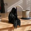 Dark Aesthetic Figurine 3D Printed Grim Reaper Statue with Coffee & Sickle, Gothic Desk Desktop Atmosphere Decoration Decor, Unique Art for