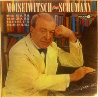 LP Record BENNO MOISEIWITSCH PLAYS ROBERT SCH - Moiseiwitsch Plays Schumann DL10048 Decca 1962 US Classical Used