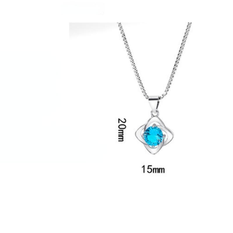 Sace Gems Женское ожерелье, кулон, медный сплав, циркон, модный подарок