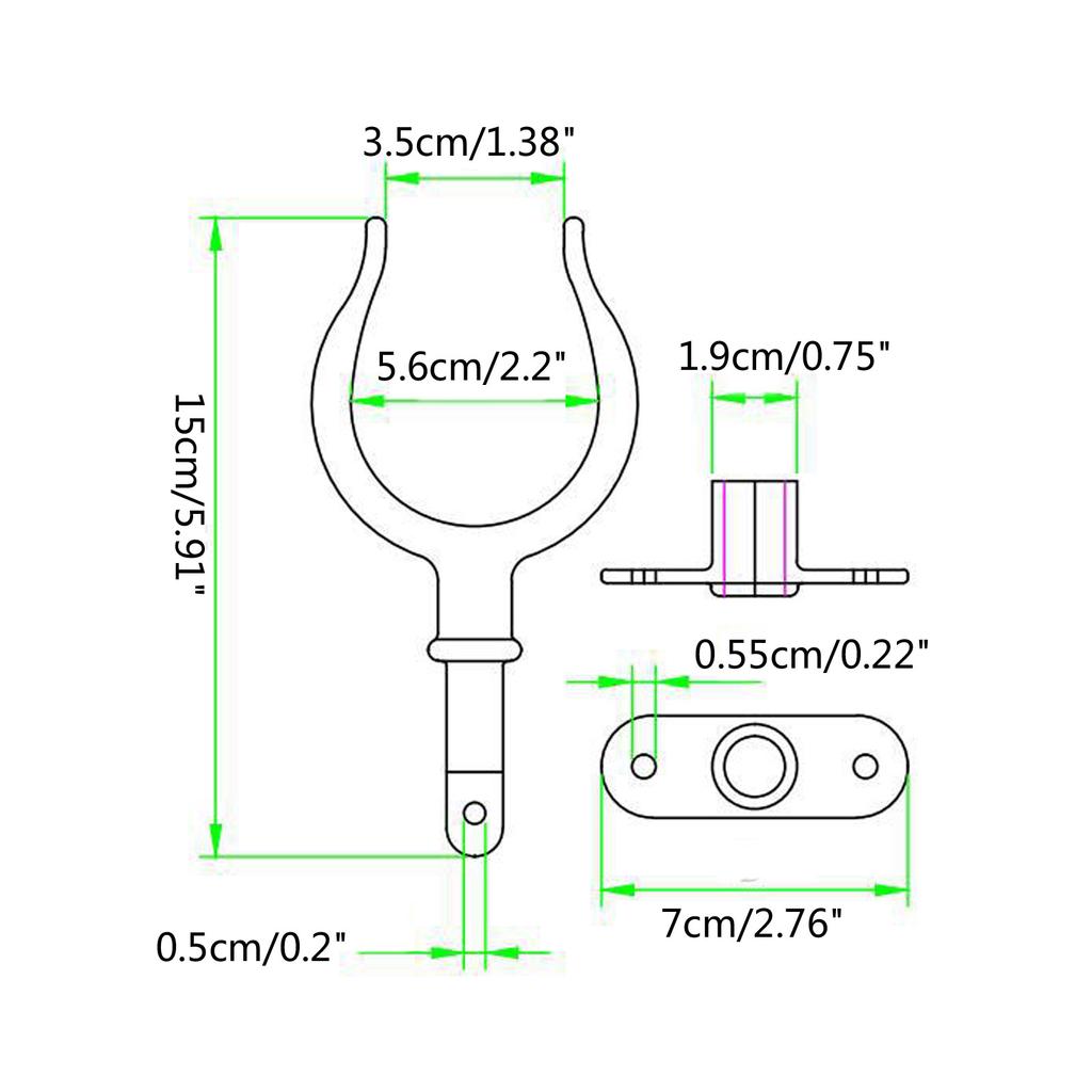 Морской замок для весла из нержавеющей стали Уключина Уключина Качественная морская гребная лодка Шлюпка Водный плот Лодка Каяк Каноэ Замок для весла