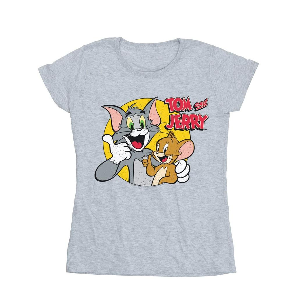 Tom And Jerry Womens/Ladies Thumbs Up Cotton T-Shirt
