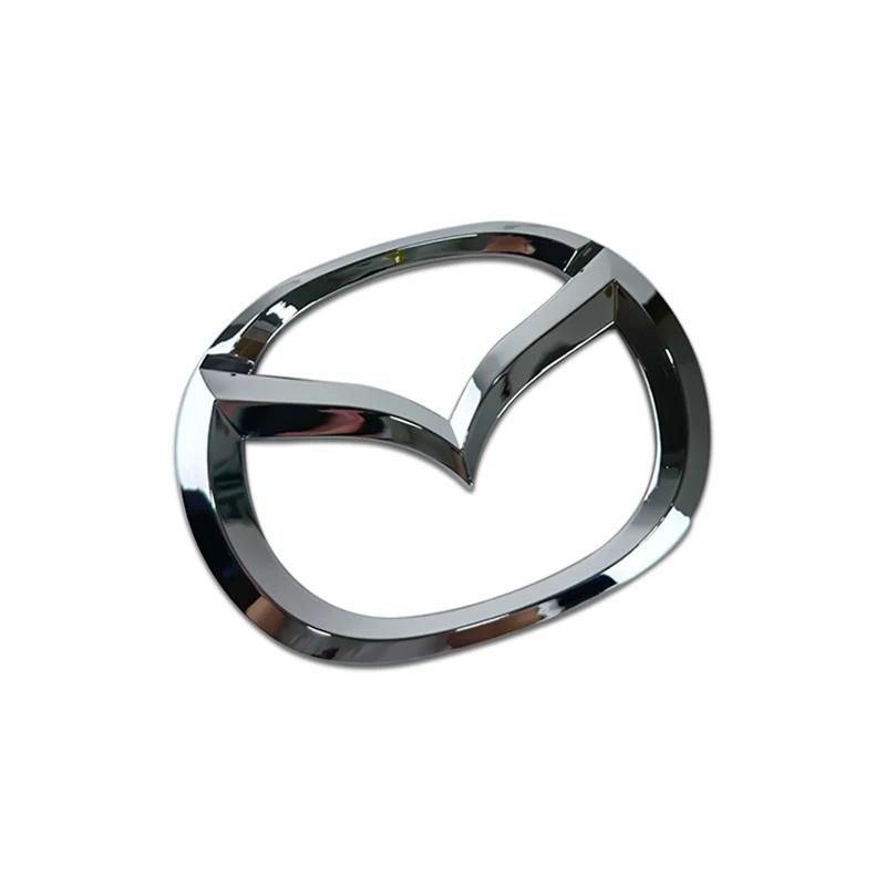 Пластичный Передний Багажник Автомобиля Значок для Mazda 3 Логотип Рулевого Колеса Значок 3D Кузова Заменяемая Наклейка Задний Хвост Декорация для Модификации