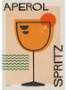 Мультфильм Aperol Spritz Мартини Маргарита постеры и печать на холсте живопись клубный бар магазин современные украшения дома подарки