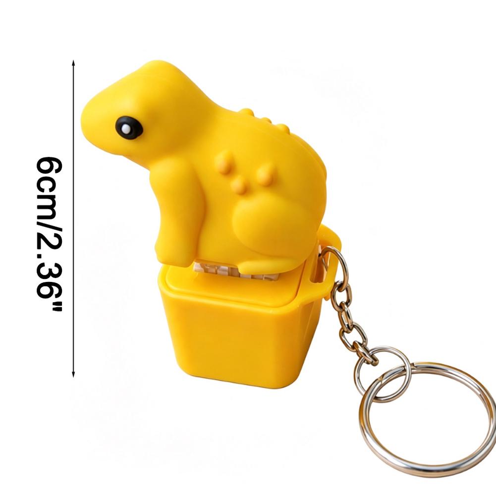 Жаба Лягушка Брелок-Fidget Механический Переключатель Щёлкающая Кнопка Игрушка для Снятия Стресса Светодиодная Подсветка Клавиша Клавиатуры Настольная Игрушка Подарок