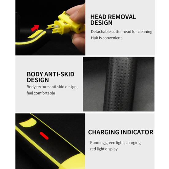 Мужская электробритва, двустороннее лезвие, водонепроницаемая перезаряжаемая мини-бритва для путешествий, портативный триммер для волос, инструмент для удаления бороды, подарок отцу и парню