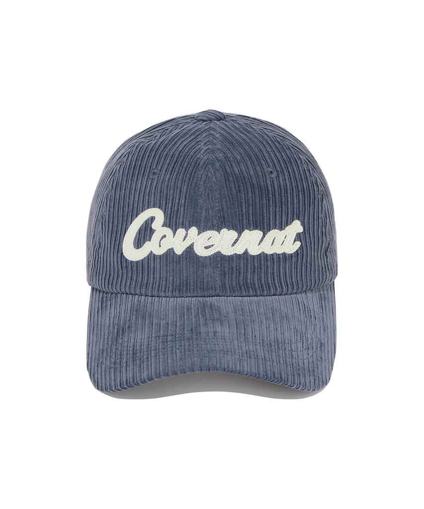 COVERNAT Authentic Applique Corduroy Ball Cap Navy