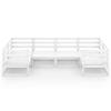 VidaXL Salon de Jardin 6 pcs Ensemble de Meubles de Terrasse Mobilier de Jardin Meubles d'Extérieur Mobilier de Patio Bois 3076240