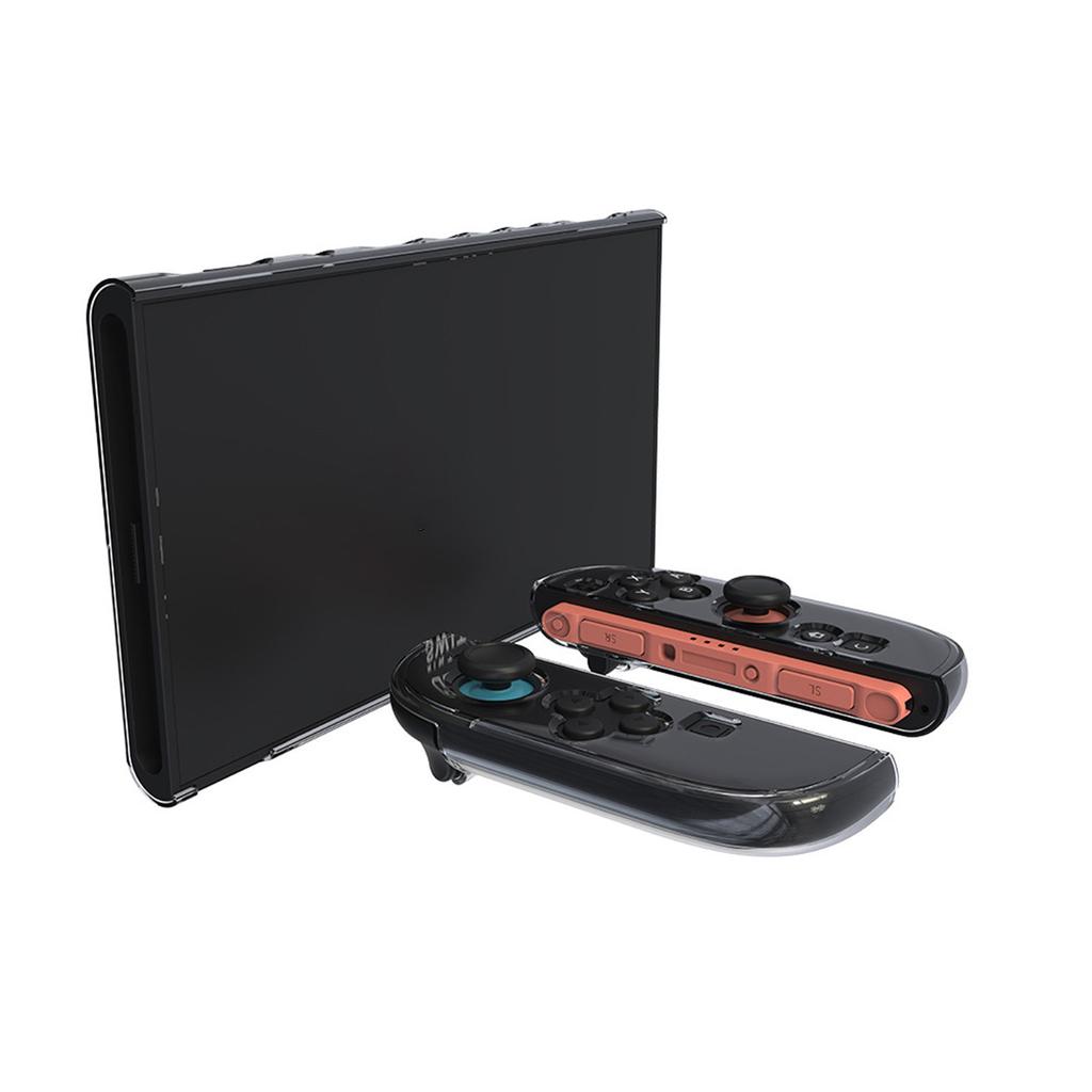 Transparent Protective Case For Protective Case Transparent Bracket, Shockproof And Non-slip Hard PC + TPU Silicone Crystal Protective Case Controller