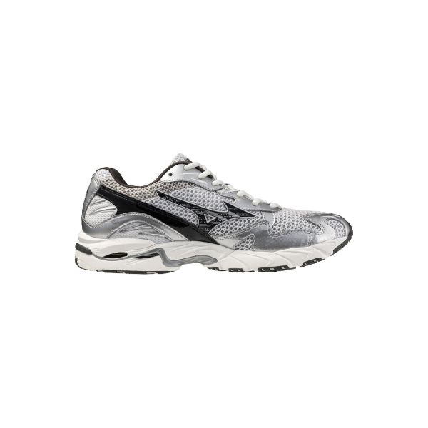 Mizuno Wave Rider 10 Удобные Универсальные Беговые Кроссовки Мужские кроссовки Серебристый Белый D1GA261D06