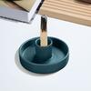 Горелка, держатель для ароматических палочек, керамическая чаша ручной работы с улавливателем золы, прочный уникальный дизайн, прочный поднос для благовоний