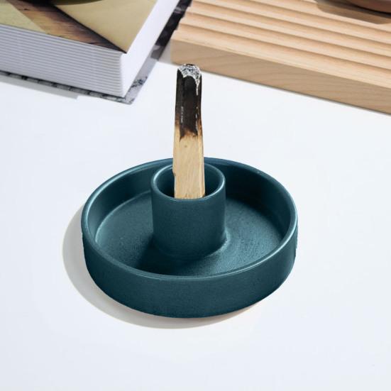 Горелка, держатель для ароматических палочек, керамическая чаша ручной работы с улавливателем золы, прочный уникальный дизайн, прочный поднос для благовоний