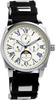 Watch Moon Phase Multi Calendar 5 ATM Water Resistant Business Formal Rubber Belt Limited Model White Silver [Salvatore Mara] Men's SM22105R-SSWH