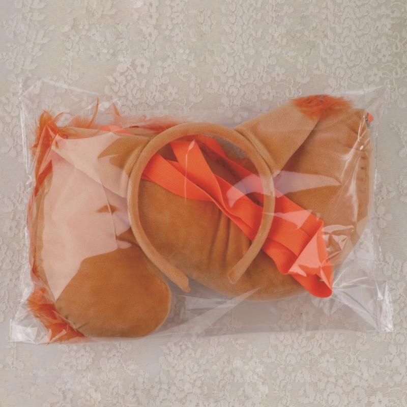 Повязка на голову белки Хвост Хэллоуин Животное Нарядные костюмы