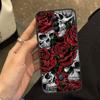 Готический цветочный чехол-череп для ZTE Nubia RedMagic 10 Air 6 7 6S 7S Pro RedMagic 10S 9S 8S 8 9 10 11 Pro Plus
