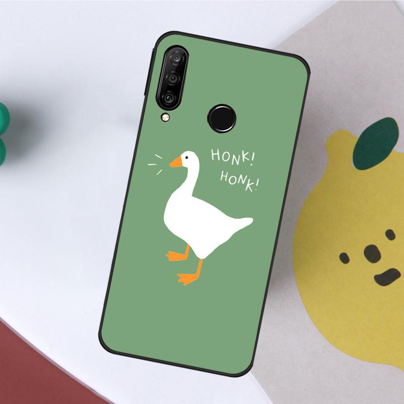 Милый Мультяшный Утенок Для Huawei Nova 7i 8i 11i 12i 12s Y73 Y70 Y90 Y60 Y72 Y61 Y91 9 10 SE P40 Lite P30 Pro Чехол