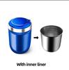 Car Ashtray With LED Light Portable Ashtray With Vacuum Anti Smell No Smell Seat Cup Holder Cigar Auto Sparts Mini Litter Bucket