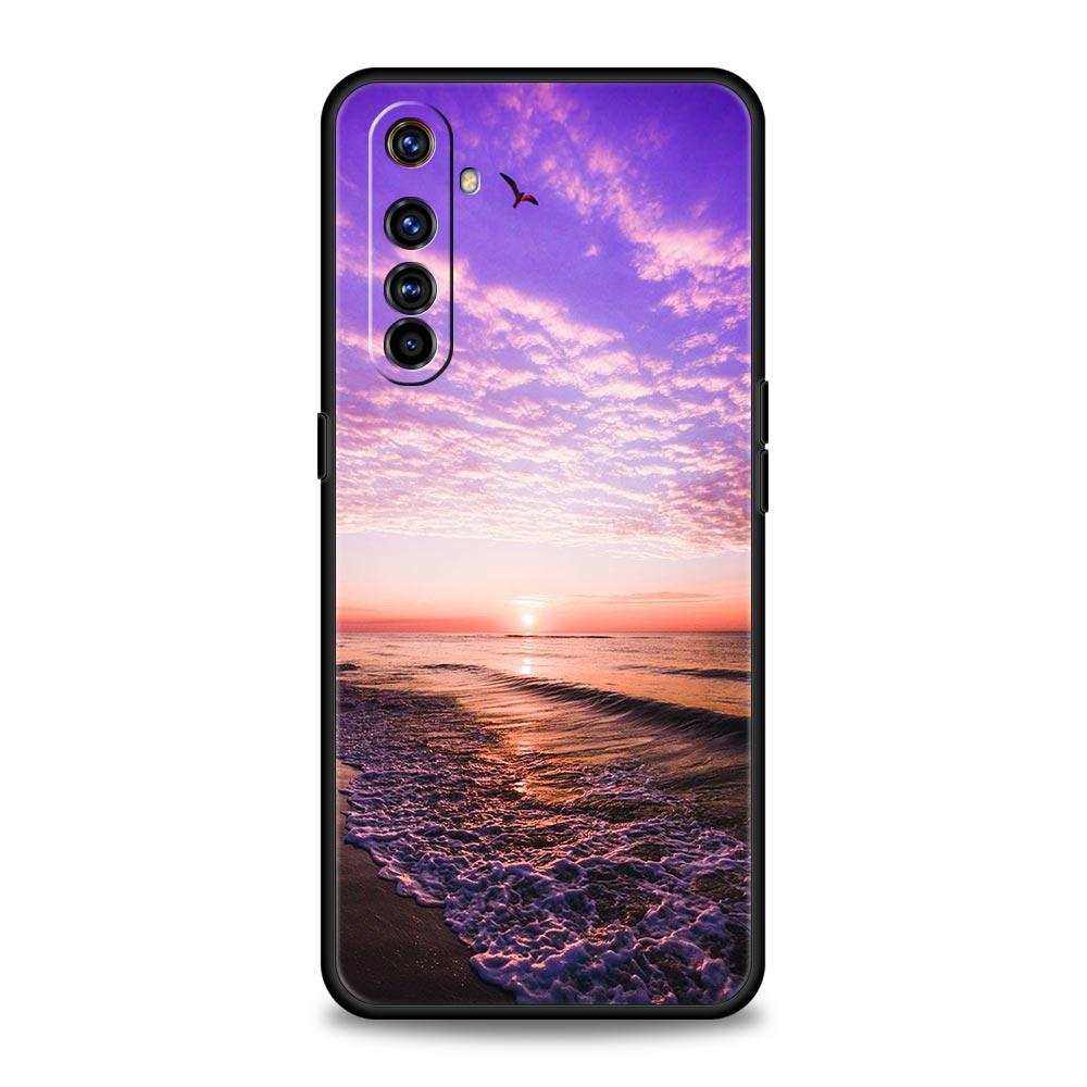 Для Realme 10 9 8 5G 7 6 GT2 Pro Plus 9i 8i C21 C11 C25 C35 Forest Beach Sunrise Nature Phone Case для Realme GT Neo 2 3T Cover