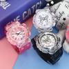 Ku Luo Mi Girls' Electronic Watch With Time Display And Glow-in-the-dark Feature Ideal Toy For Kindergarten Birthday Gift