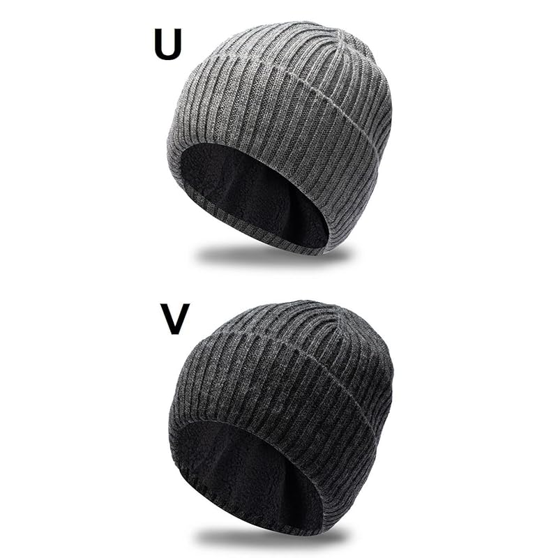 [LTG] вязаная шапка вязаная шапка мужская женская встроенная флисовая шапка большого размера нормальный размер С полями шапочка для часов охота 7986979 (JP, размер номера, 48,0 см,