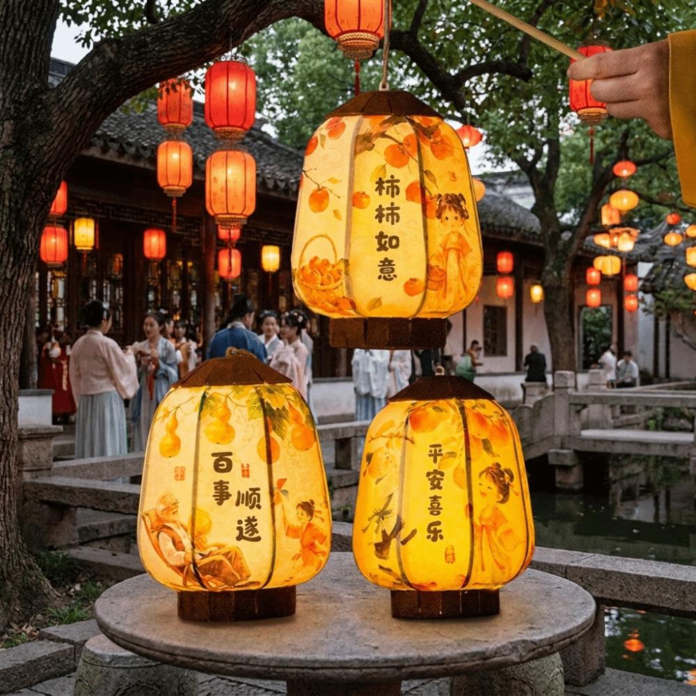 Vintage Lantern Material Kit Ancient Style Handheld Antique Lanterns Creative Holiday Gift