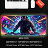 Коврик для мыши DJ RGB Игровой коврик для мыши Большой светодиодный коврик Настольный коврик для ПК Светящийся коврик для мыши Большие коврики для клавиатуры Настольный ковер с подсветкой