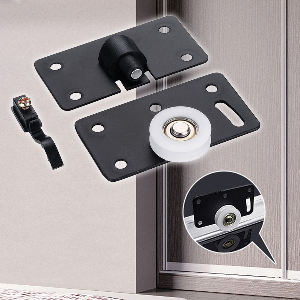 Комплект роликов для поезда Колесо для направляющих для шкафа Нейлоновый шкив Колесо для раздвижной двери Подвесное колесо Дверные ролики