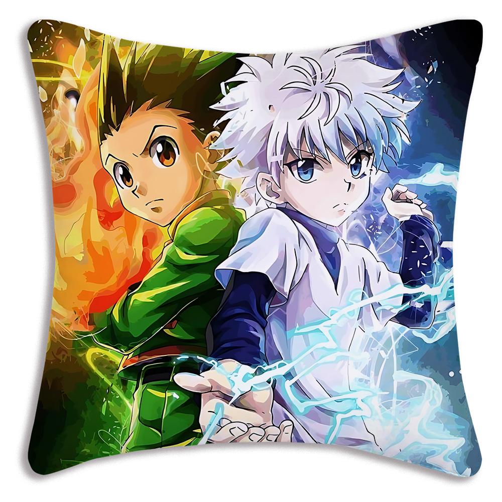 Аниме Для h-Hunter X HunterS Наволочки Мультяшные Диван Декоративные Домашние Двусторонние Печать Короткий Плюш Милая Наволочка