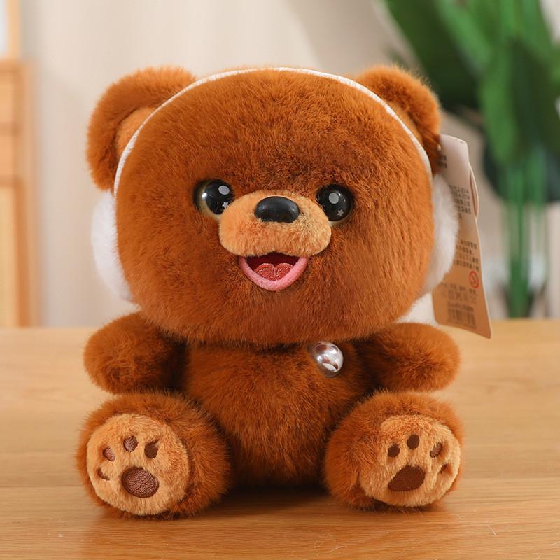 Soft Plush Playful Panda Raccoon Bunny Doll Cozy Stuffed Animal For Kids